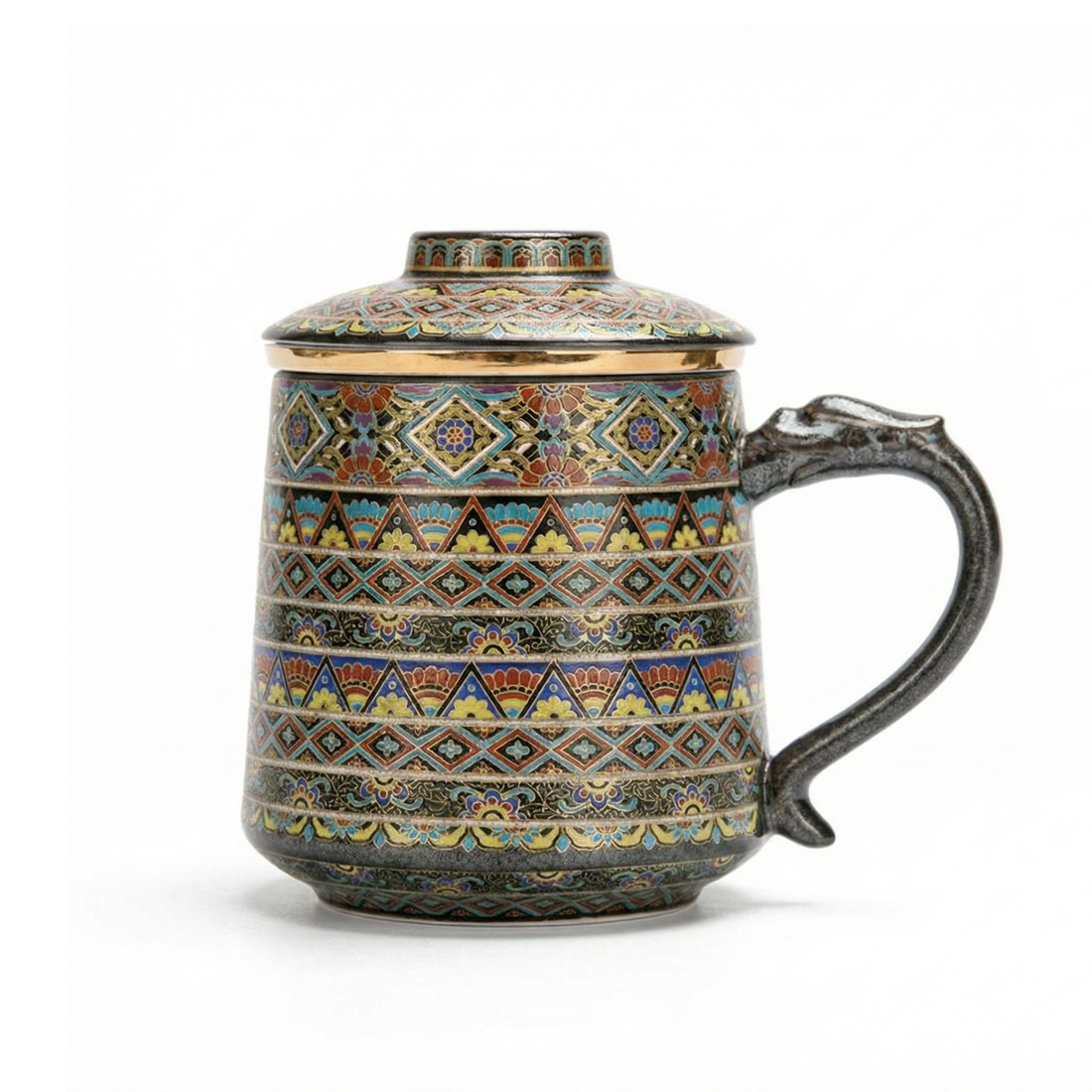 Dunhuang Ceramic Tea Cup With Infuser