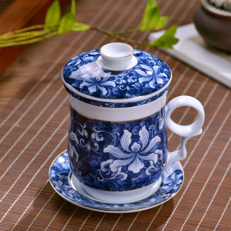 Blue And White Porcelain Chinese Tea Cup