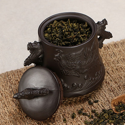Empaistic Dragon Clay Tea Caddy