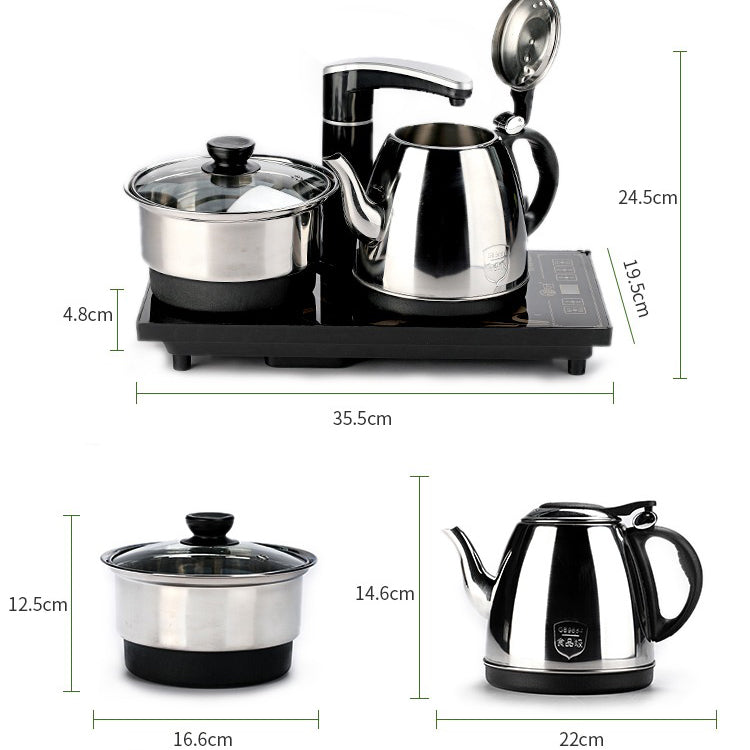 Stainless Steel Teapot With Black Induction Cooker (110V) – Umi Tea Sets