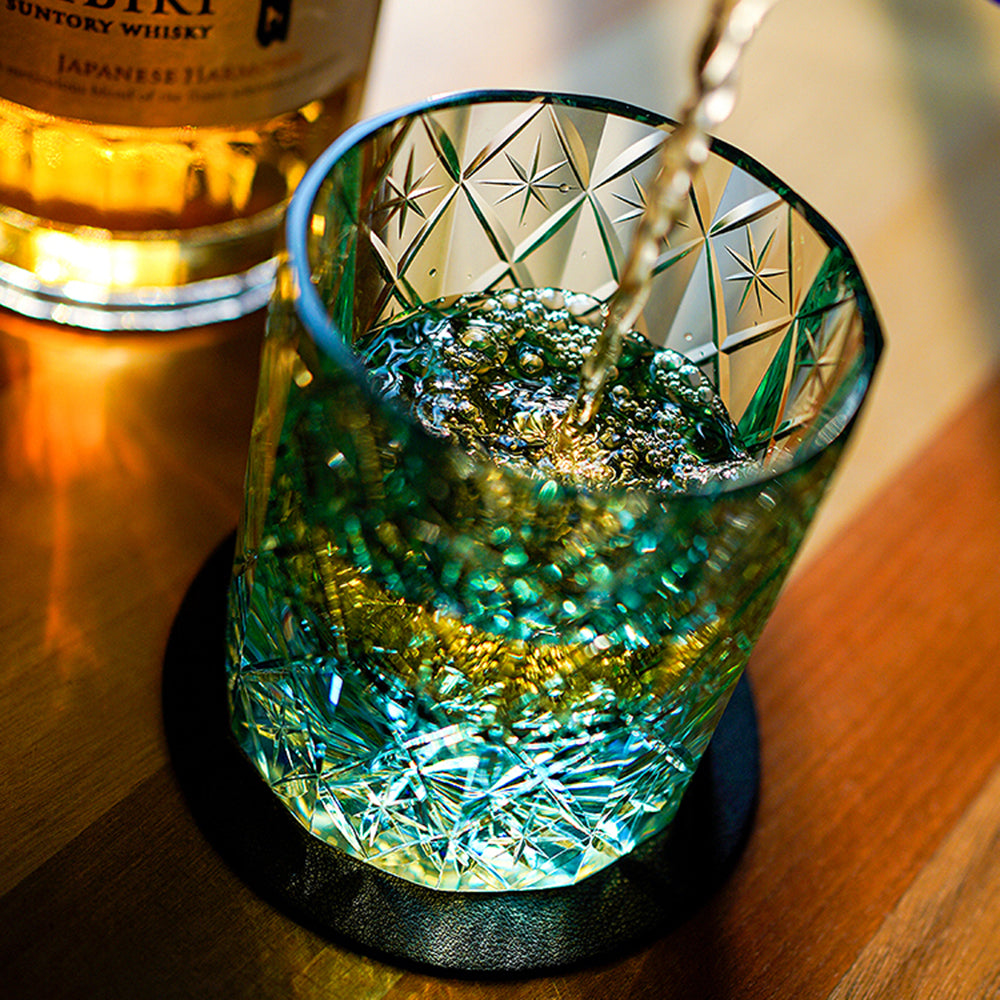 Edo Kiriko Handcrafted Celestial Whisky Glass Tea Cup – Umi Tea Sets