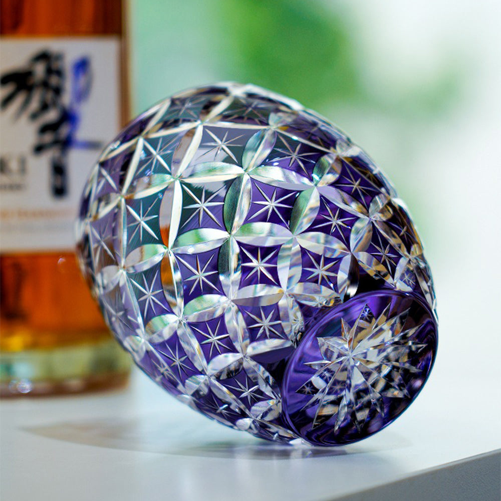 Edo Kiriko Shippo Whisky Glass