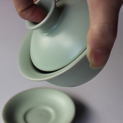 Authentic Chinese Ru Kiln Gaiwan