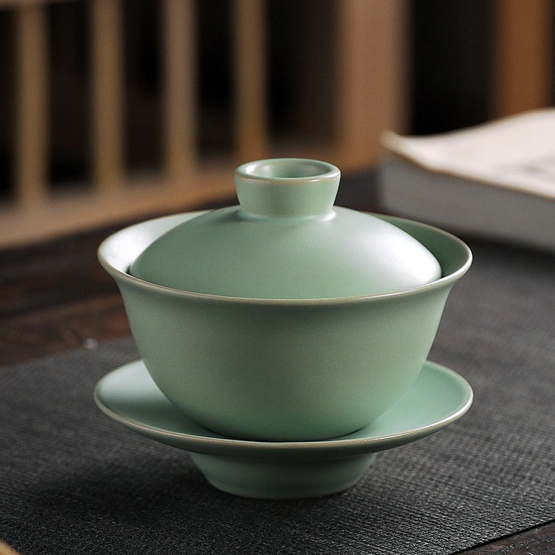 Authentic Chinese Ru Kiln Gaiwan