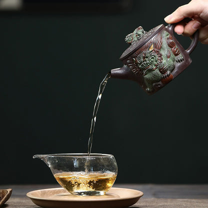 Yixing Purple Clay Kirin Hanwa Teapot