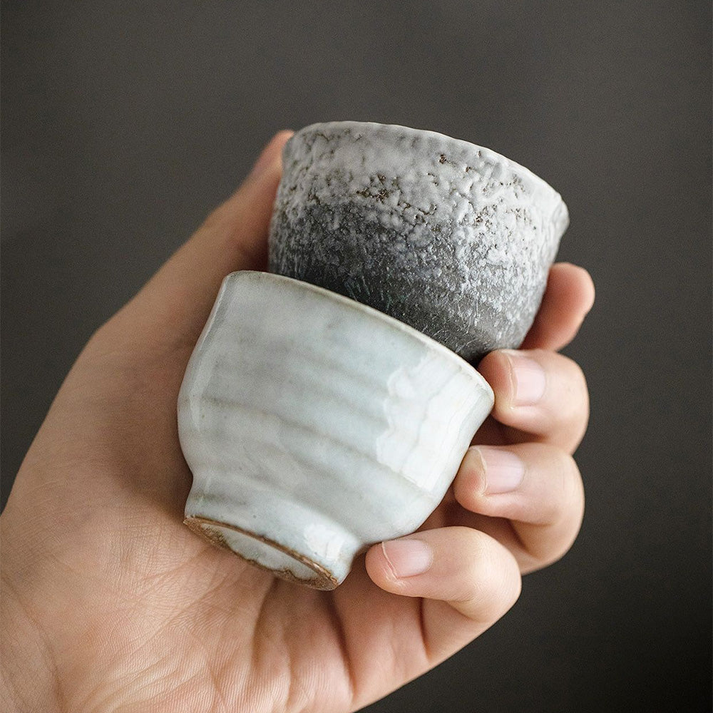 Japanese Wango-yaki Pottery Tea Cup Set of Five – Umi Tea Sets