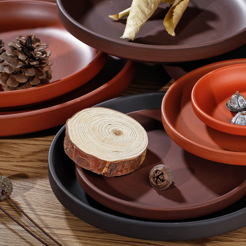 Yixing Purple Clay Plates
