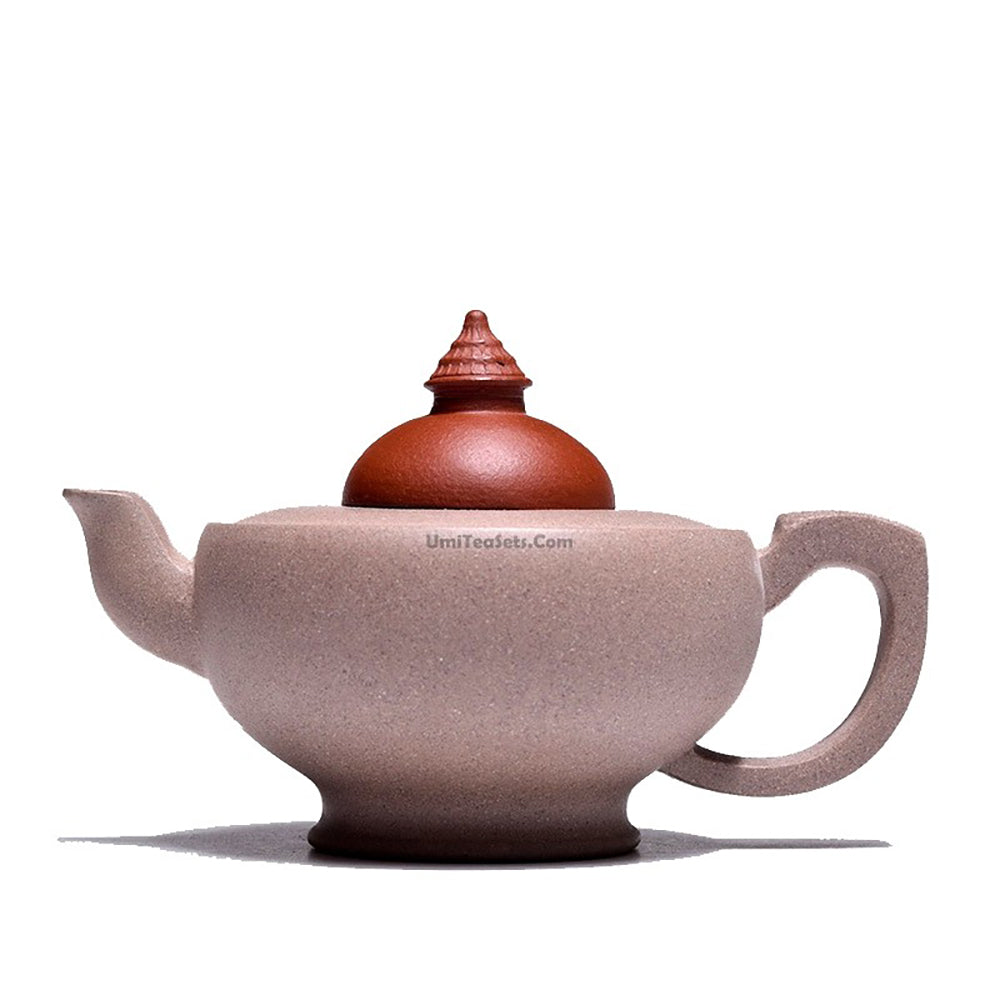 Yixing Purple Clay Pagoda And Magic Lamp Teapot