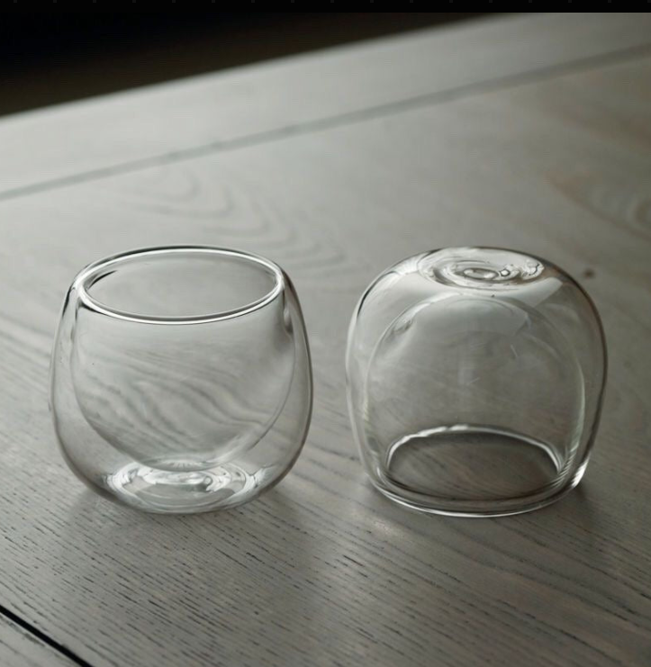 Double Wall Glass Tea Cup