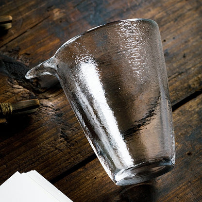 Japanese Glass Fair Cup With Golden Rim