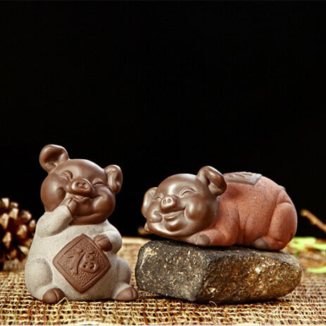 Cute Pig-shaped Tea Pet