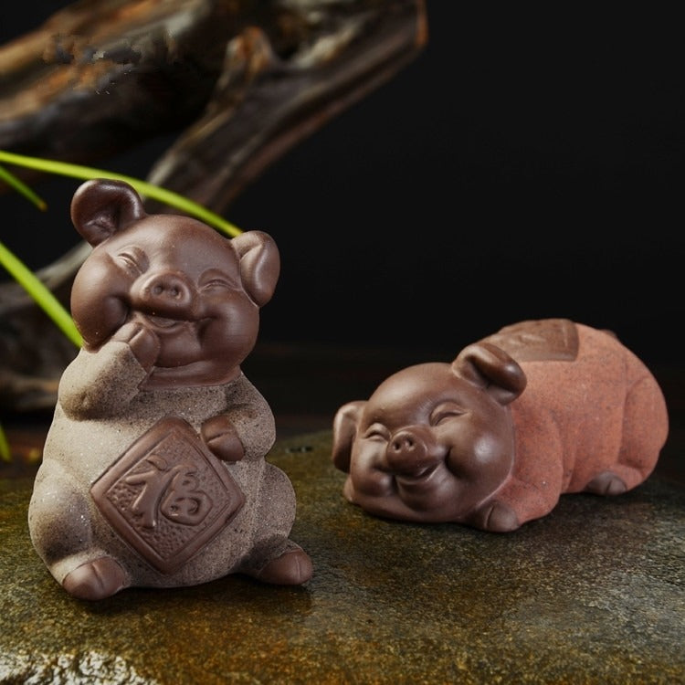 Cute Pig-shaped Tea Pet