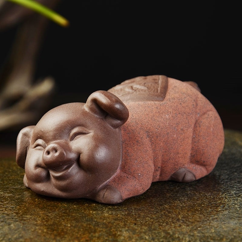 Cute Pig-shaped Tea Pet