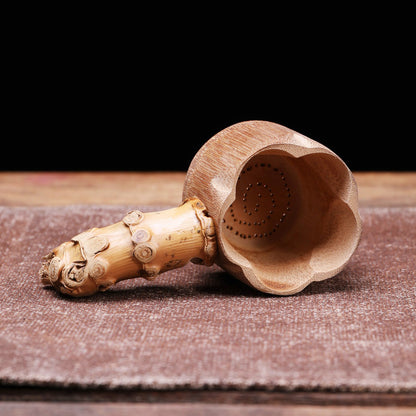 Bamboo Tea Strainer With Handle