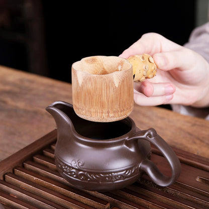 Bamboo Tea Strainer With Handle