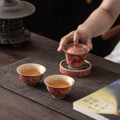Dunhuang Scripture Dragon Girl Gaiwan