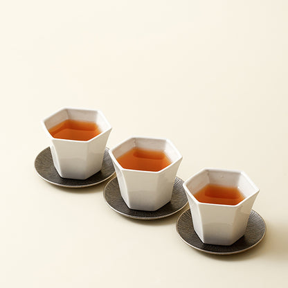 Purple Clay &amp; Ceramic Travel Tea Set