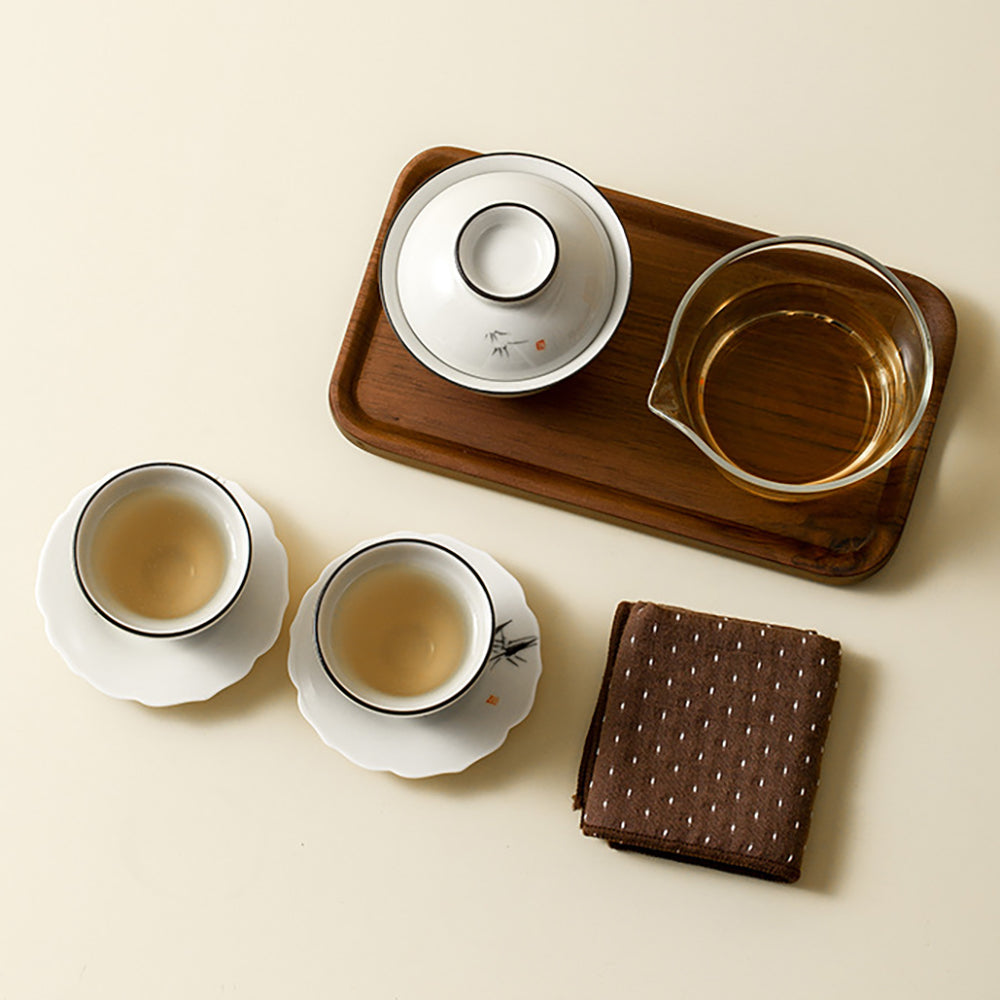Bamboo Gaiwan Travel Tea Set