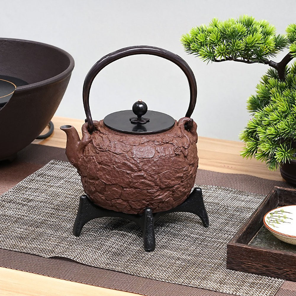 Japanese Stone Texture Cast Iron Teapot – Umi Tea Sets
