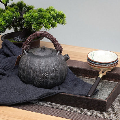 Japanese Melon Cast Iron Teapot