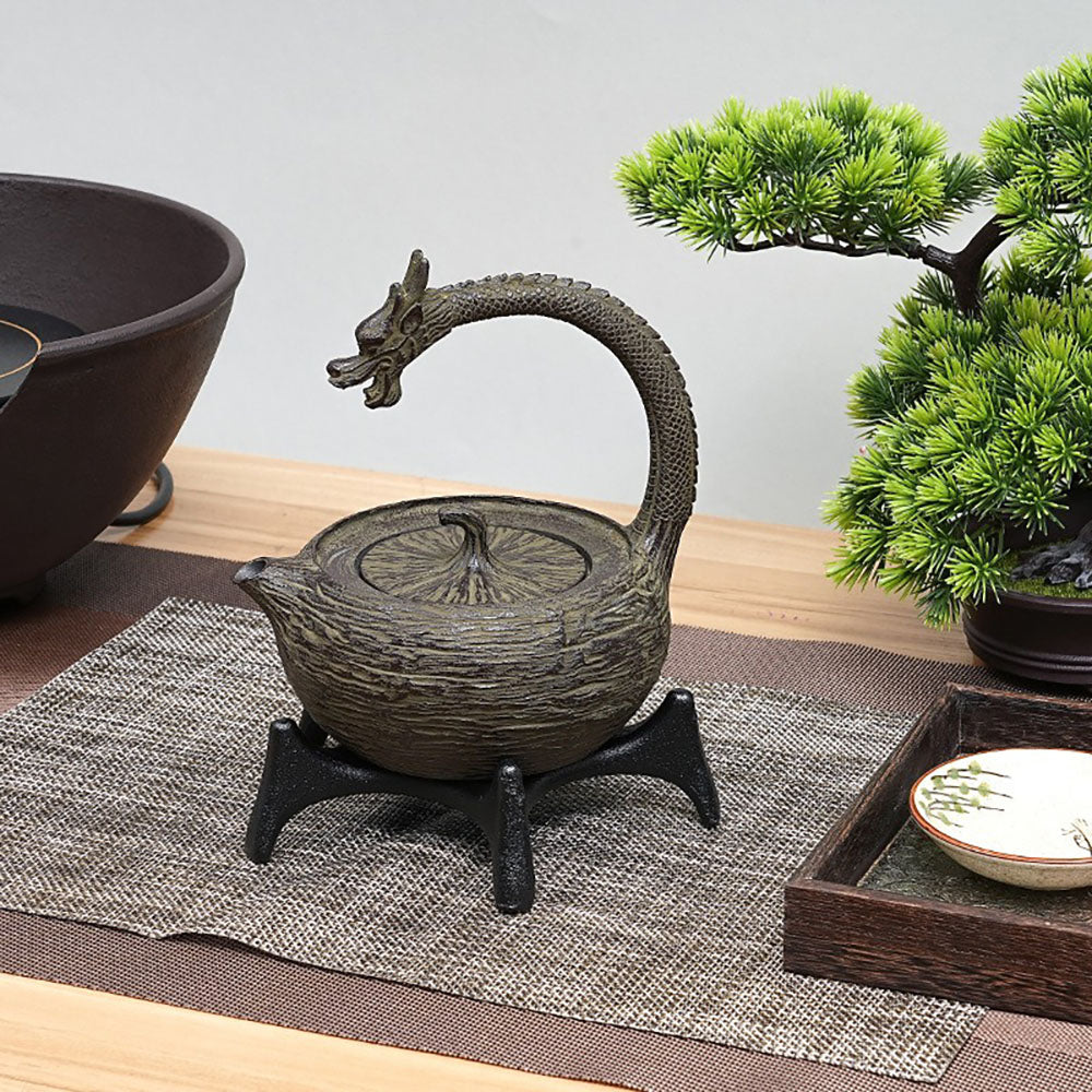 Japanese Dragon Handle Cast Iron Teapot – Umi Tea Sets