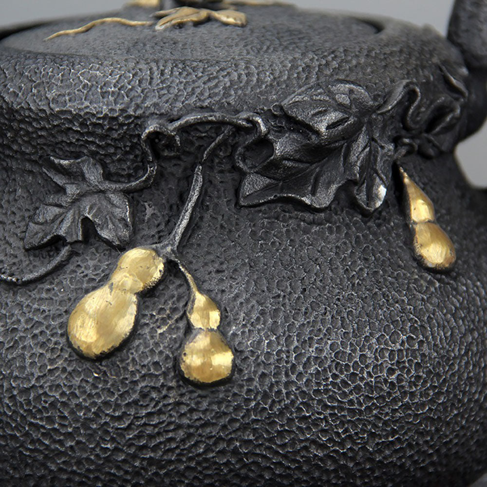 Japanese Gourd Cast Iron Teapot