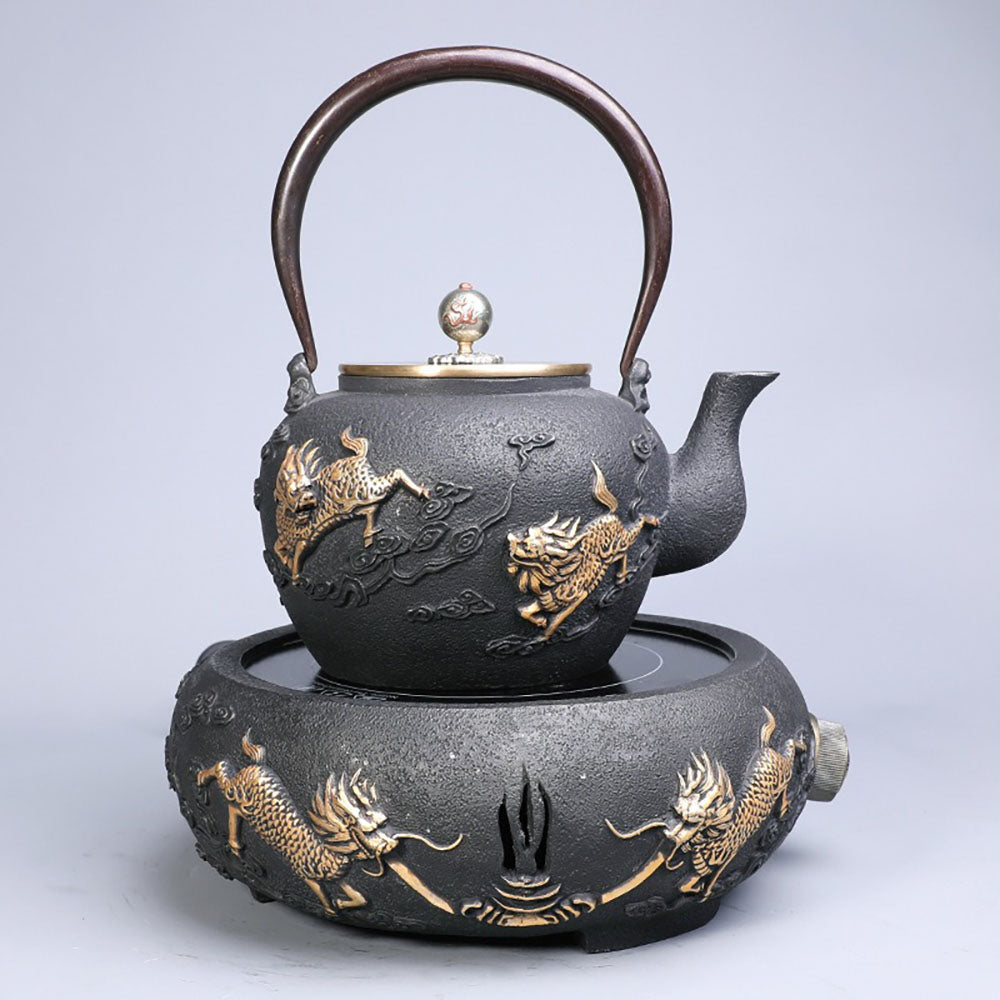 Japanese Qilin Cast Iron Teapot