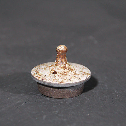 Japanese White Pottery Side-Handled Teapot