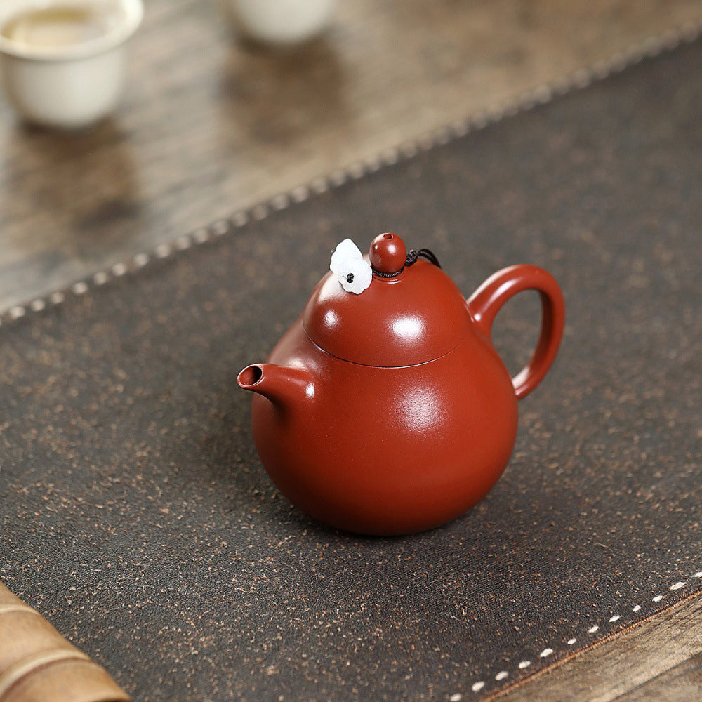 Yixing Da Hong Pao Clay Pear Teapot
