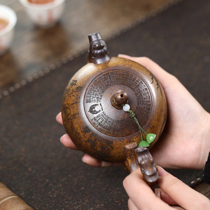 Yixing Luohan Subduing The Dragon Teapot