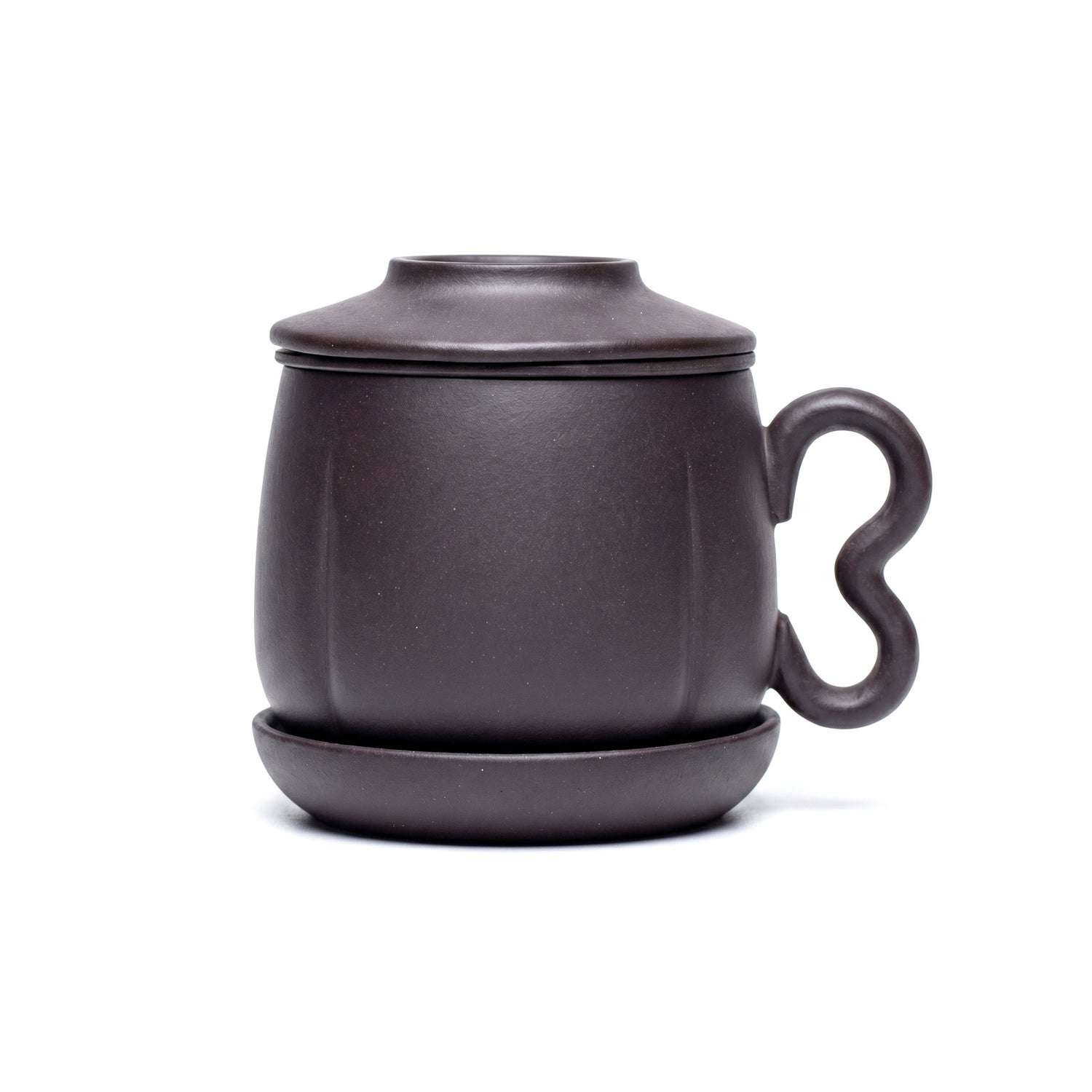 Yixing Black Clay Tea Cup With Infuser