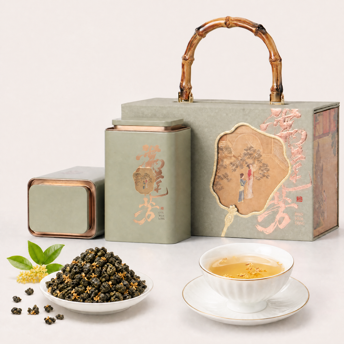 Osmanthus Oolong / Da Hung Pao Tea Gift Set
