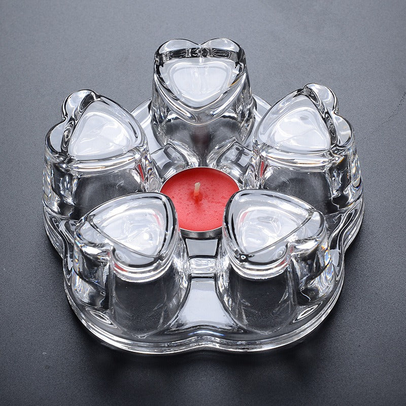 Heart Shaped Teapot Candle Warmer