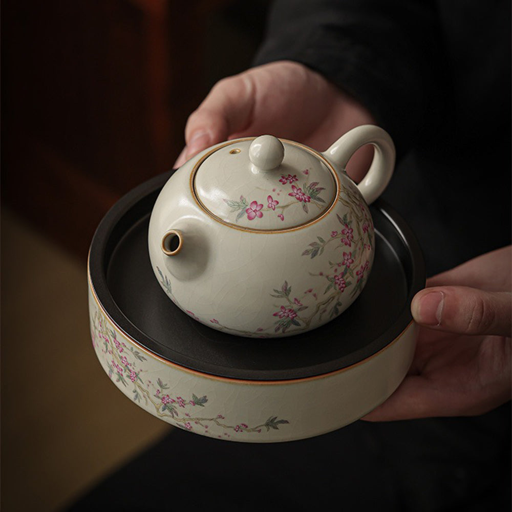 うーしゃん Chinese Ruyao Peach Blossom Tea Set – Umi Tea Sets