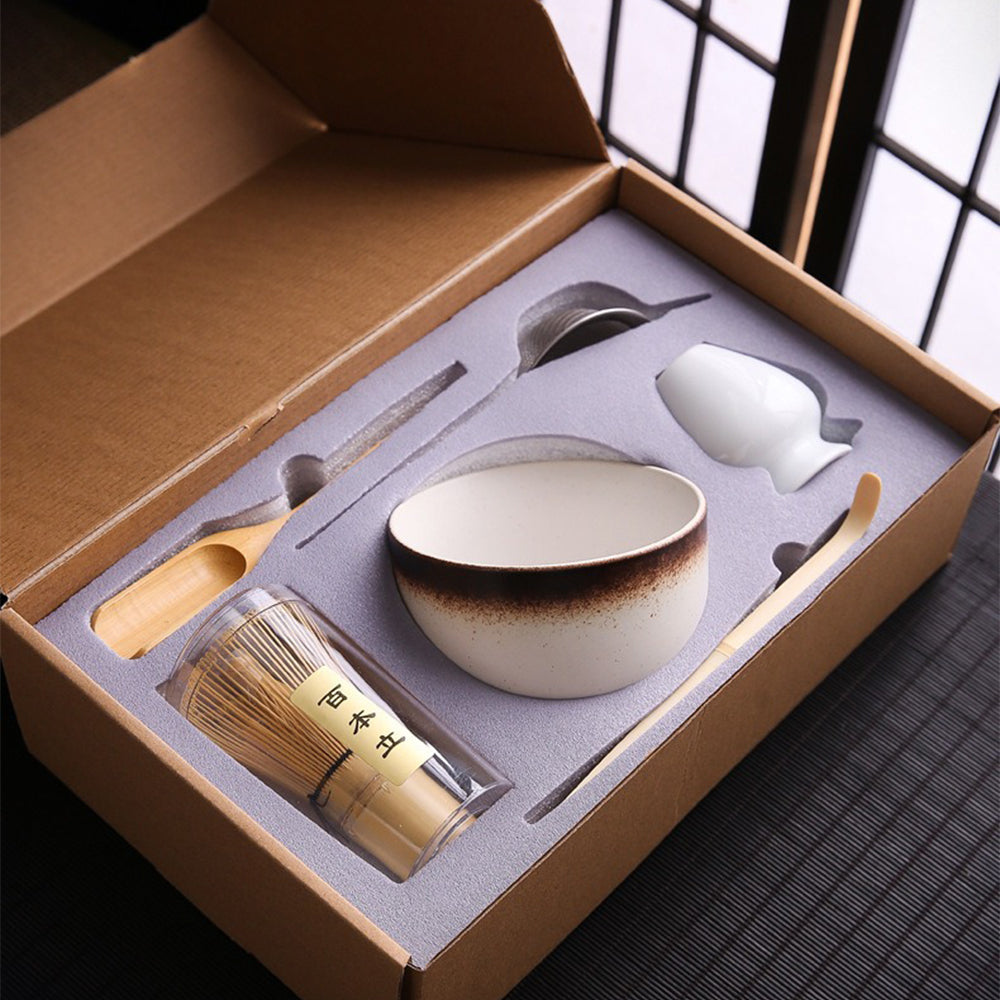 Japanese Pottary Matcha Green Tea Set