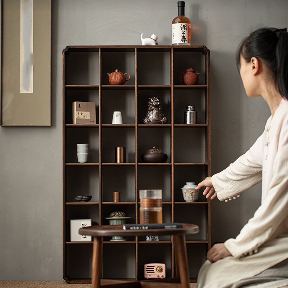 Walnut Solid Wood DuoBaoGe Display Cabinet