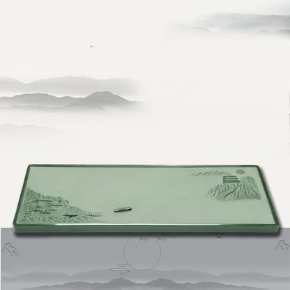 Tianluo Green Stone Gongfu Tea Tray