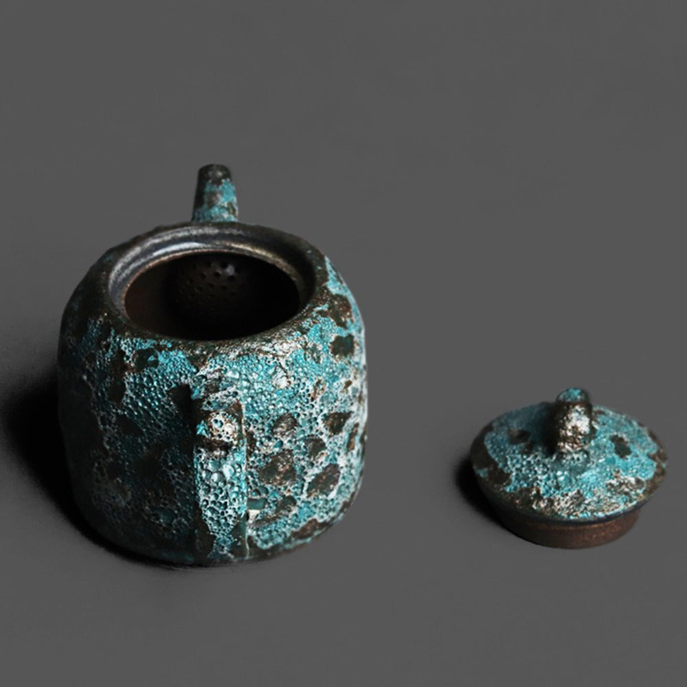 Chinese Vintage Bronze Wormhole Teapot – Umi Tea Sets