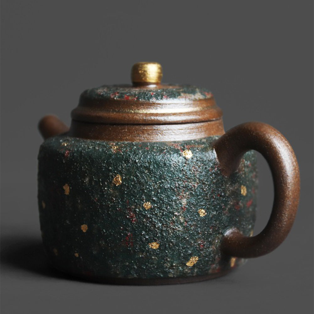 Chinese Green Sandstone Dezhong Teapot