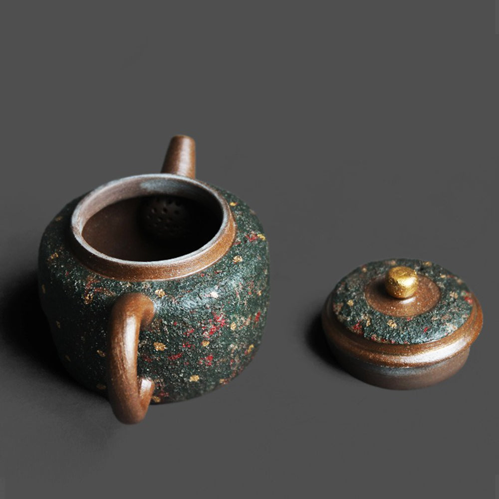 Chinese Green Sandstone Dezhong Teapot