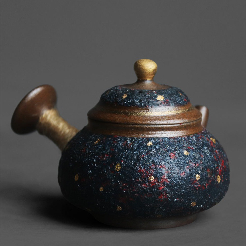 Japanese Kyusu Sand Clay Pottery Teapot