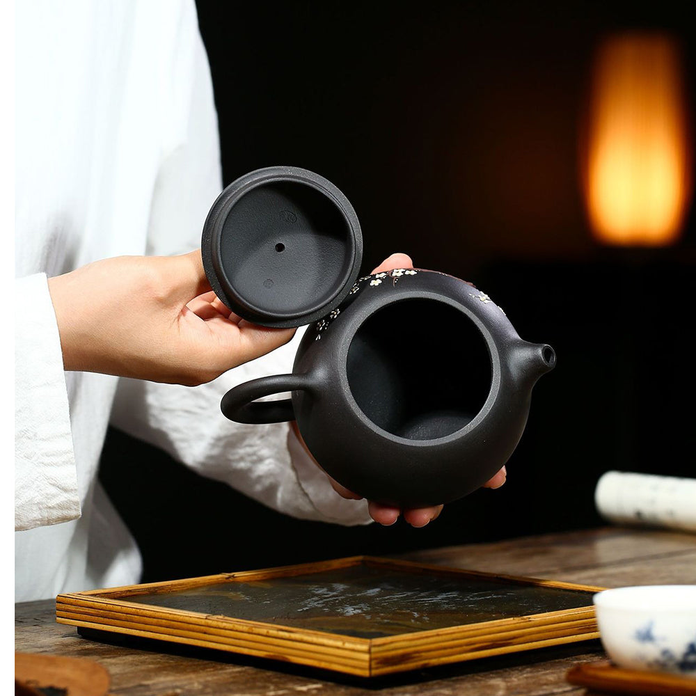 Yixing Plum Blossom Black Clay Xi Shi Teapot – Umi Tea Sets