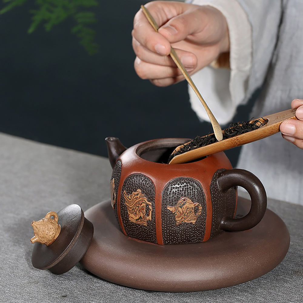 Yixing Purple Clay Teapot Pattern Teapot