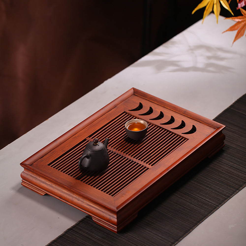 Hooked Moon Bamboo Tea Tray