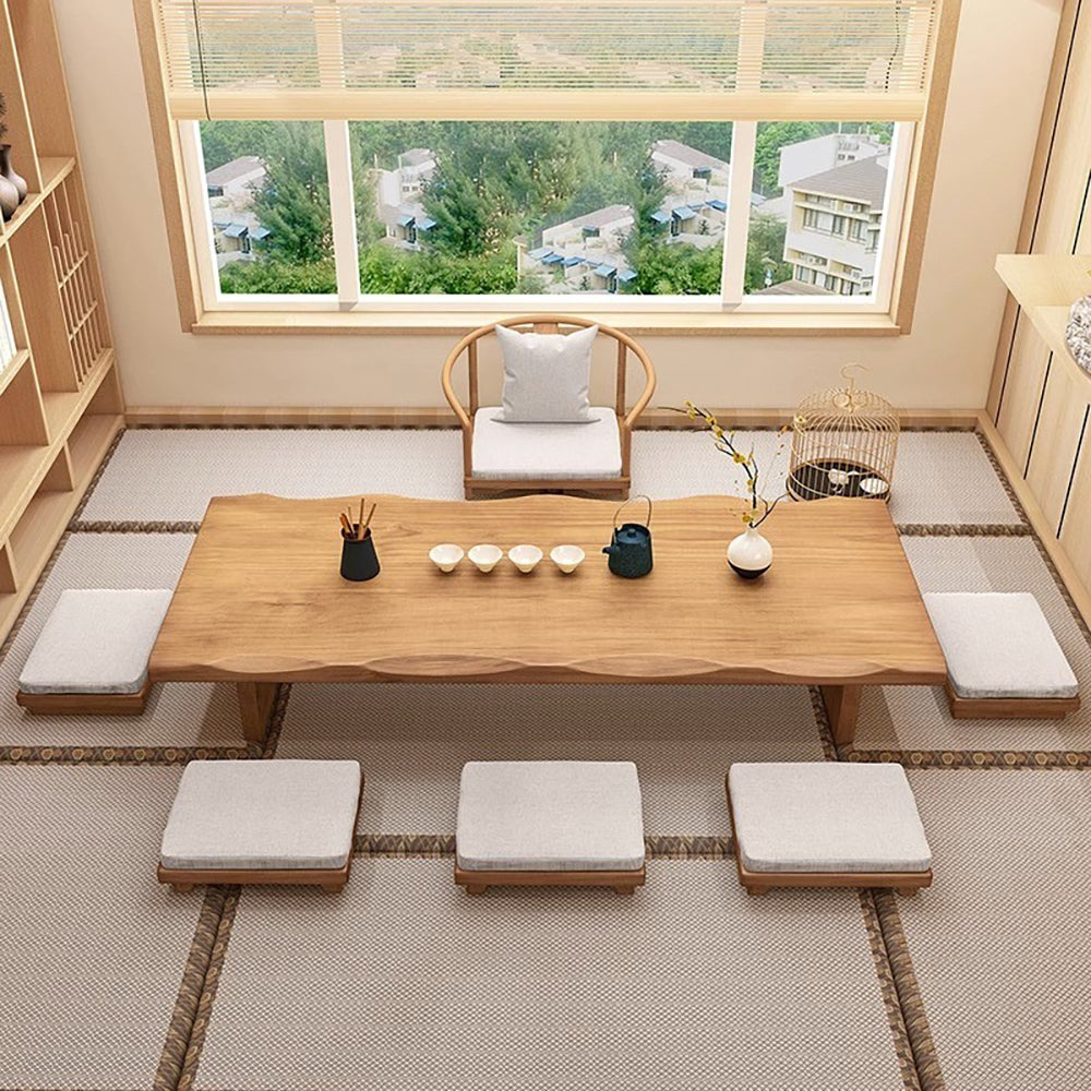 Low Tea Table Set Pine Wood Low Table Tatami Tea Table Set – Umi Tea Sets