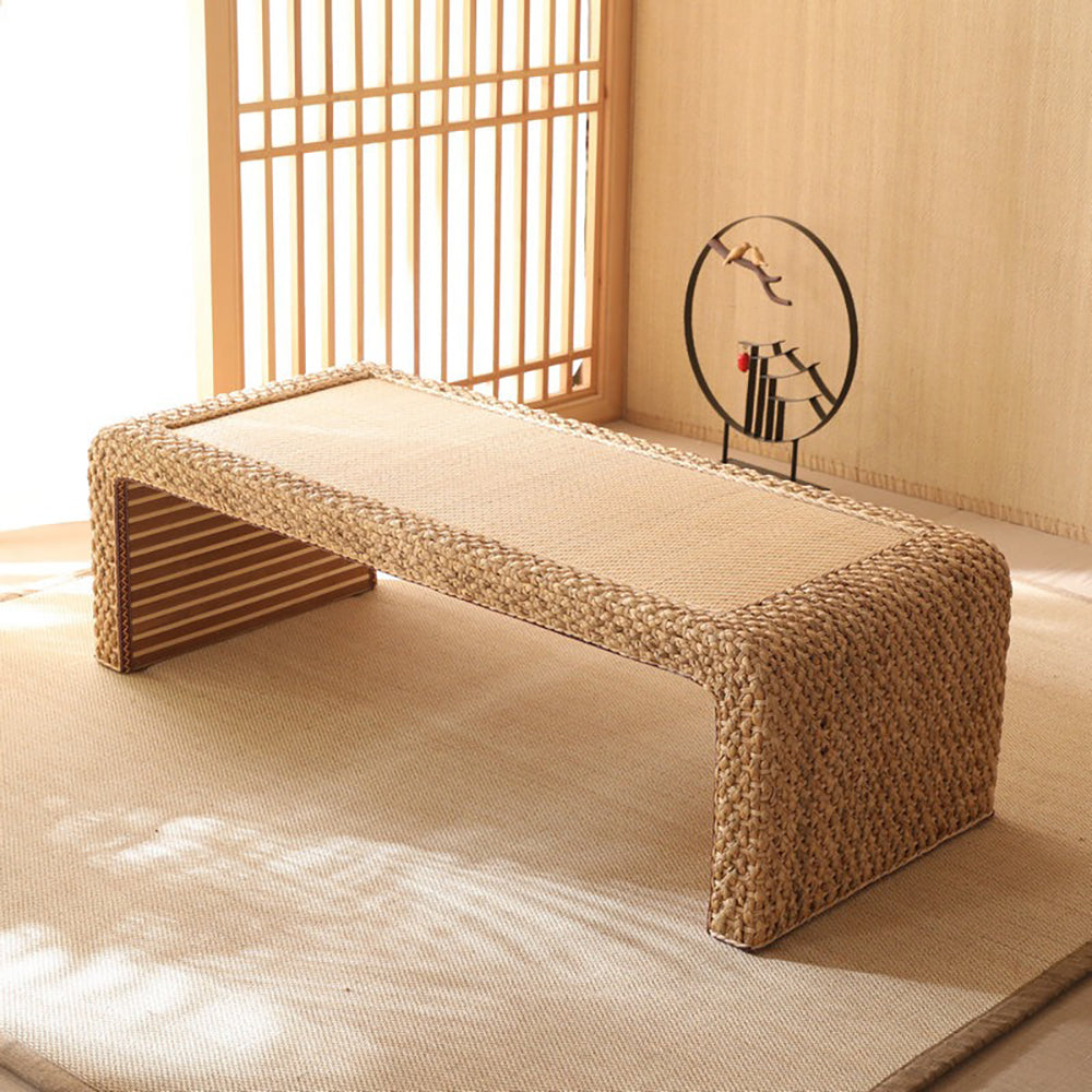 Low Tea Table Set Japanese Rattan Low Table Tatami Tea Table Set – Umi Tea Sets