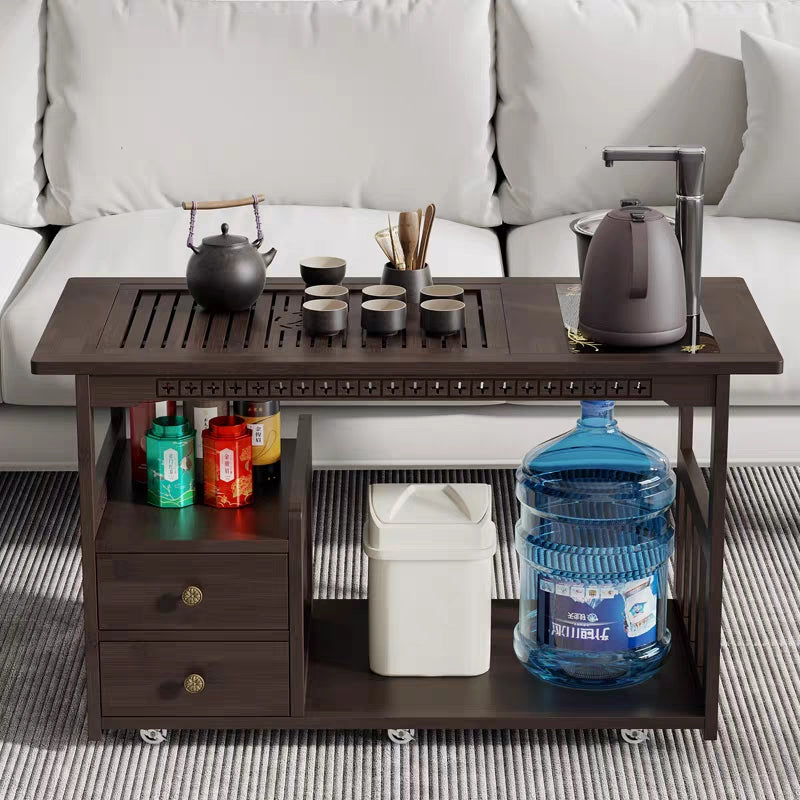 Multi-functional Movable Chinese Bamboo Tea Table – Umi Tea Sets