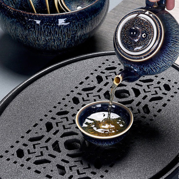 Tenmoku Tianmu Jian Zhan Chinese Tea Set