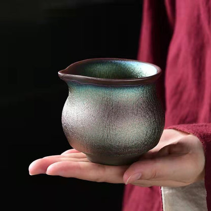 Handmade Tenmoku Tianmu Jian Zhan Tea Set