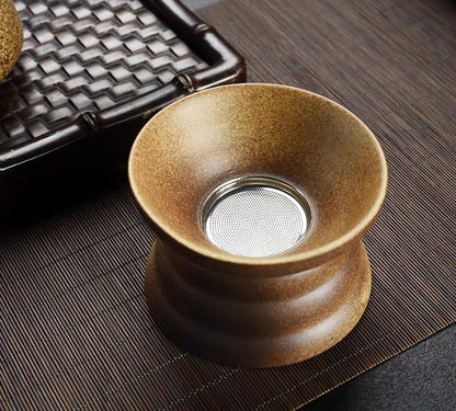 Japanese Vintage Coarse Pottery Tea Set